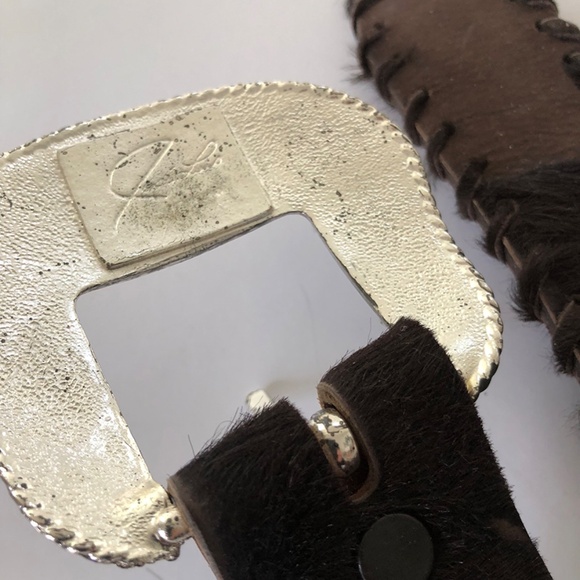 Jose Luis Vintage Y2k Mexico Brown leather, enhanced with rhinestones - Picture 6 of 6